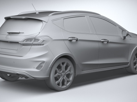 Fiesta Active 5-door 2022 3D Model