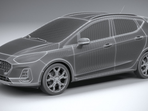 Fiesta Active 5-door 2022 3D Model