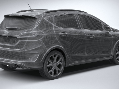 Fiesta Active 5-door 2022 3D Model