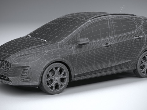 Fiesta Active 5-door 2022 3D Model