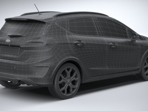 Fiesta Active 5-door 2022 3D Model