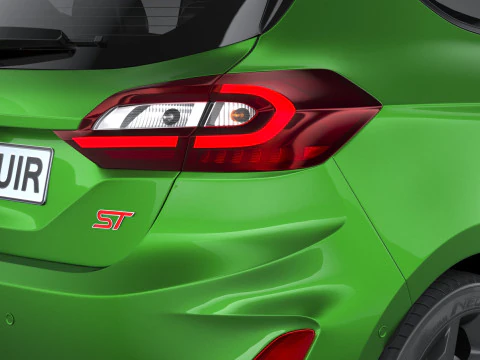 Fiesta ST 3-door 2022 3D Model