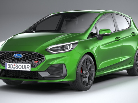 Fiesta ST 5-door 2022 3Dモデル