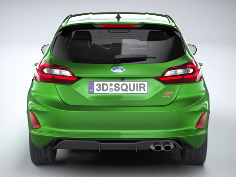 Fiesta ST 5-door 2022 3Dモデル