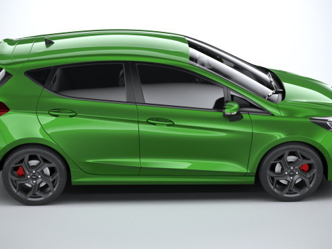 Fiesta ST 5-door 2022 3Dモデル
