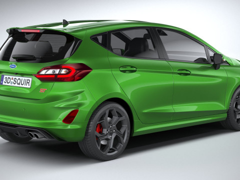 Fiesta ST 5-door 2022 3Dモデル
