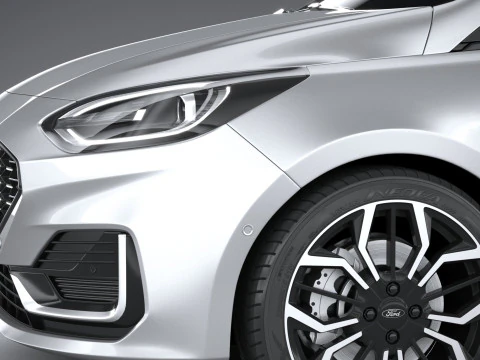 फिएस्टा एसटी-लाइन 3-डोर 2022 3D मॉडल