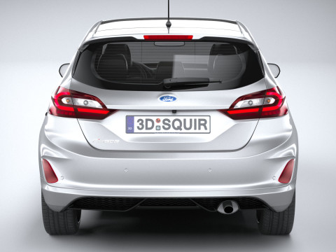 Fiesta ST-Line 3-door 2022 3D Модель