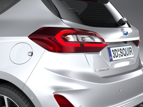 Fiesta ST-Line 3-door 2022 3D Модель