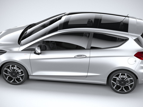 Fiesta ST-Line 3-door 2022 3D Модель