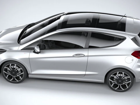 फिएस्टा एसटी-लाइन 3-डोर 2022 3D मॉडल