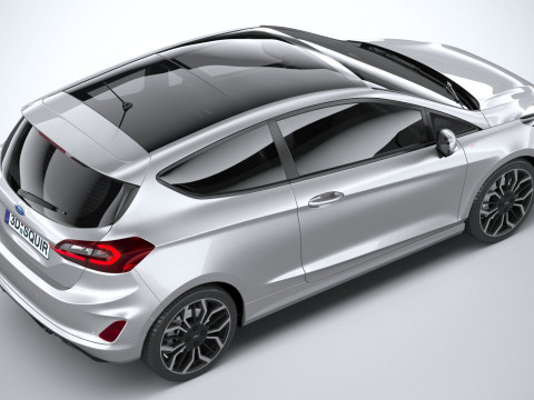 Fiesta ST-Line 3-door 2022 3D Модель