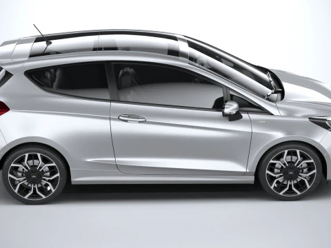 फिएस्टा एसटी-लाइन 3-डोर 2022 3D मॉडल