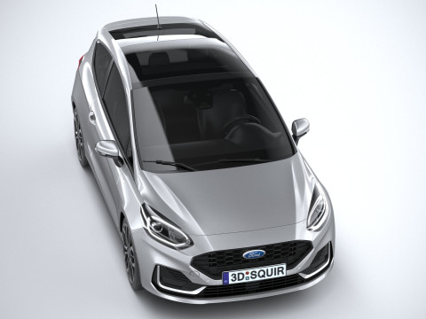 Fiesta ST-Line 3-door 2022 3D Модель
