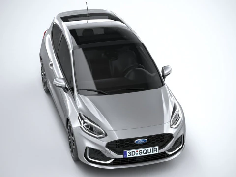 फिएस्टा एसटी-लाइन 3-डोर 2022 3D मॉडल
