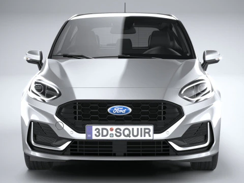 फिएस्टा एसटी-लाइन 3-डोर 2022 3D मॉडल