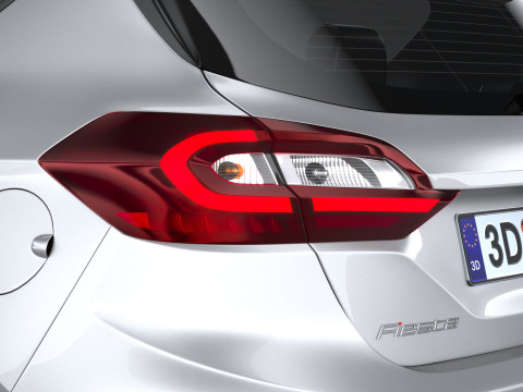 Fiesta ST-Line 3-door 2022 3D Модель