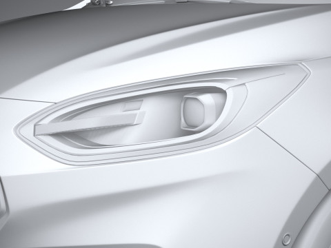 Fiesta ST-Line 3-door 2022 3D Модель