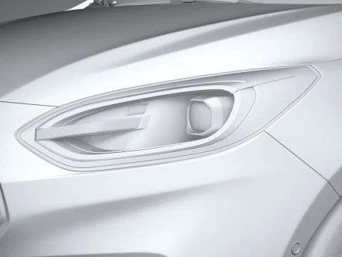 फिएस्टा एसटी-लाइन 3-डोर 2022 3D मॉडल