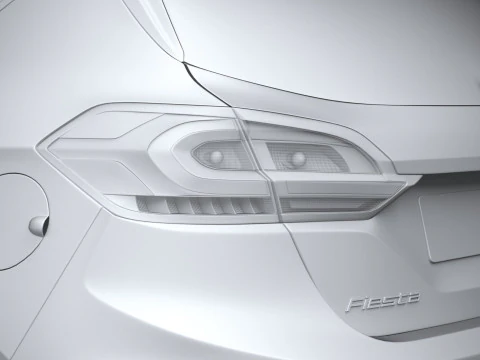 फिएस्टा एसटी-लाइन 3-डोर 2022 3D मॉडल
