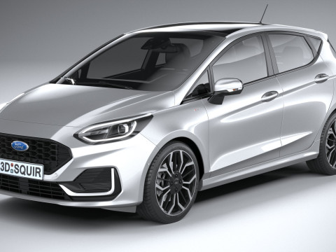 Fiesta ST-Line 5-door 2022 Modèle 3D