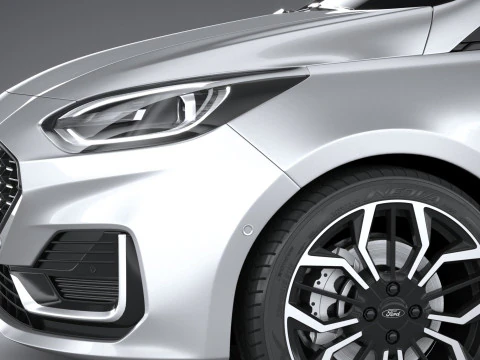 Fiesta ST-Line 5-door 2022 3D Model