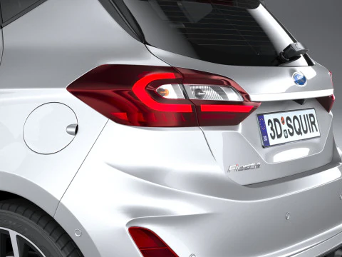Fiesta ST-Line 5-door 2022 3D Model