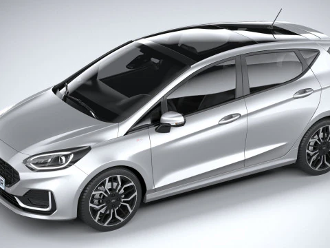 Fiesta ST-Line 5-door 2022 3D Model