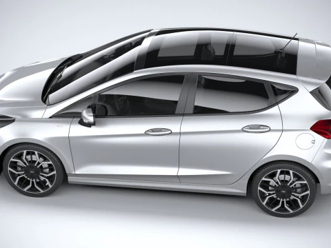 Fiesta ST-Line 5-door 2022 3D Model