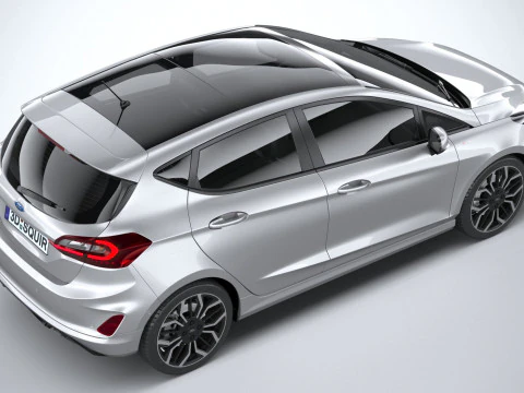 Fiesta ST-Line 5-door 2022 3D Model