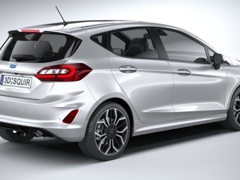 Fiesta ST-Line 5-door 2022 Modèle 3D