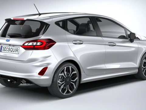 Fiesta ST-Line 5-door 2022 3D Model