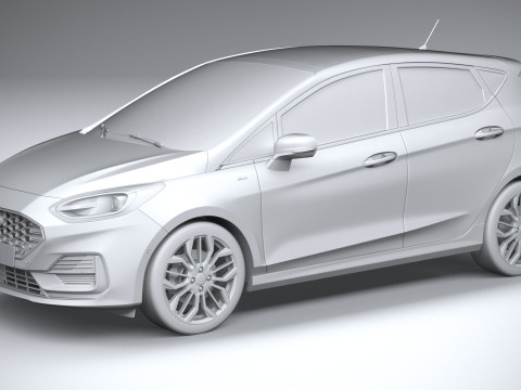 Fiesta ST-Line 5-door 2022 Modèle 3D