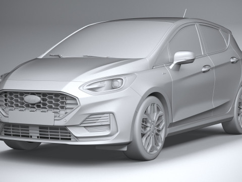 Fiesta ST-Line 5-door 2022 Modèle 3D