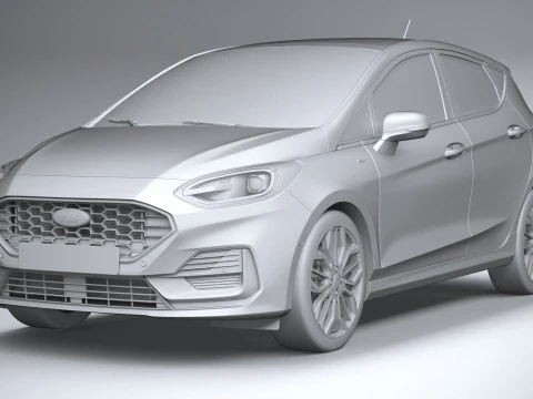 Fiesta ST-Line 5-door 2022 3D Model