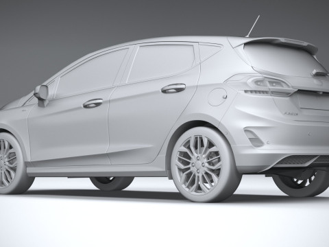 Fiesta ST-Line 5-door 2022 Modèle 3D