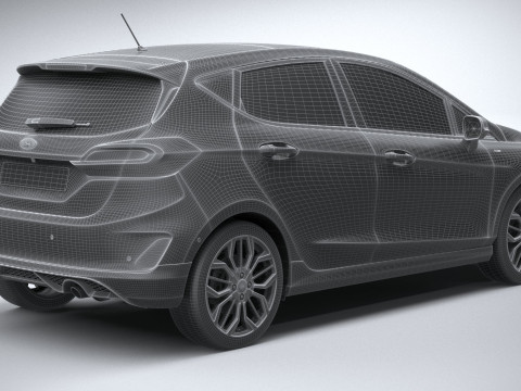 Fiesta ST-Line 5-door 2022 Modèle 3D