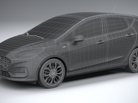 Fiesta ST-Line 5-door 2022 Modèle 3D