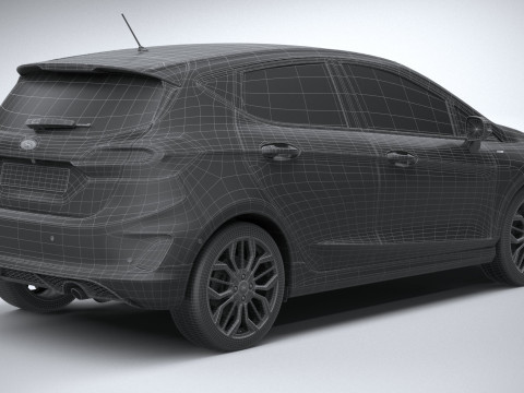Fiesta ST-Line 5-door 2022 Modèle 3D
