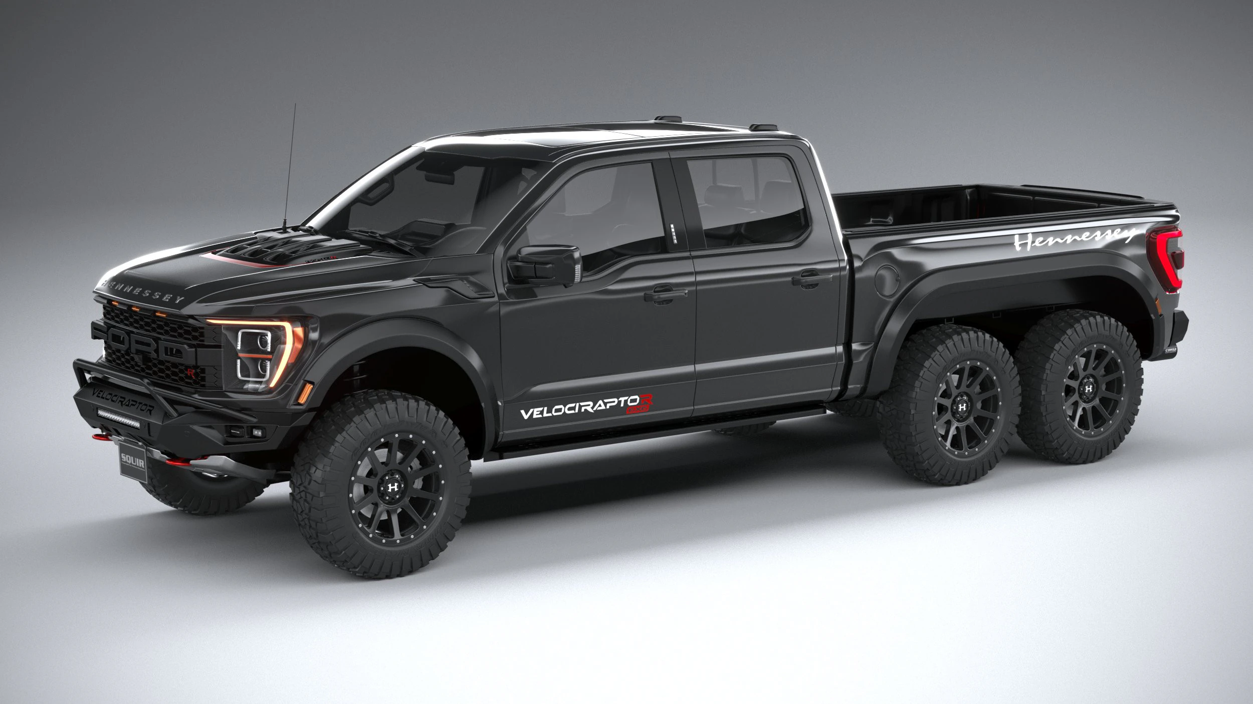 Hennessey Velociraptor 6X6 2024 Modelo 3D .c4d .max .obj .3ds .fbx .stl .blend