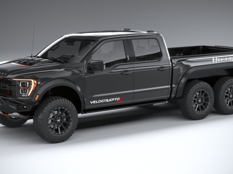 Hennessey Velociraptor 6X6 2024 3D Model
