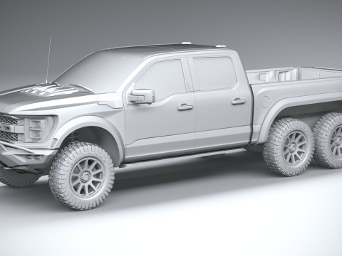 Hennessey Velociraptor 6X6 2024 Modèle 3D