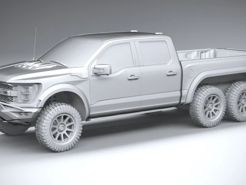 Hennessey Velociraptor 6X6 2024 Modelo 3D