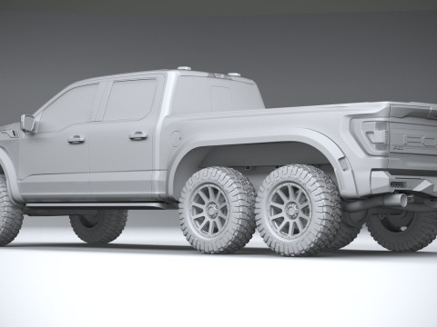 Hennessey Velociraptor 6X6 2024 Modèle 3D