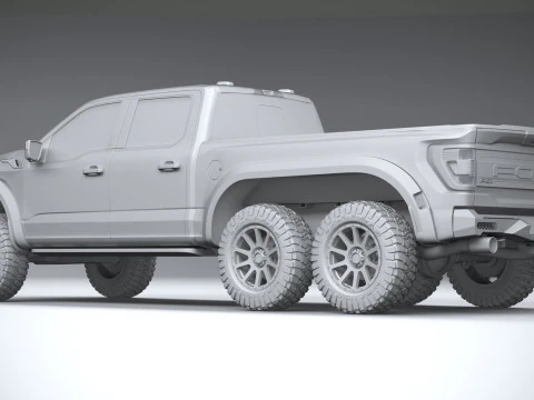 Hennessey Velociraptor 6X6 2024 Modelo 3D