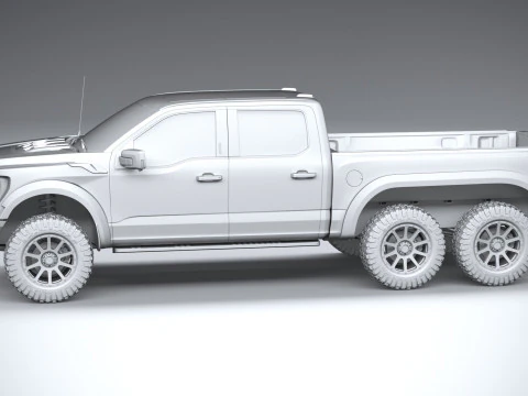 Hennessey Velociraptor 6X6 2024 Modelo 3D