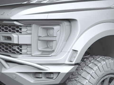 Hennessey Velociraptor 6X6 2024 Modèle 3D
