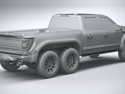 Hennessey Velociraptor 6X6 2024 Modèle 3D