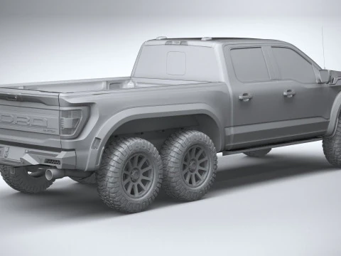 Hennessey Velociraptor 6X6 2024 Modelo 3D
