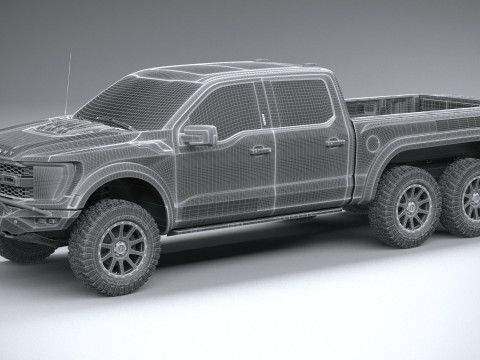 Hennessey Velociraptor 6X6 2024 Modèle 3D